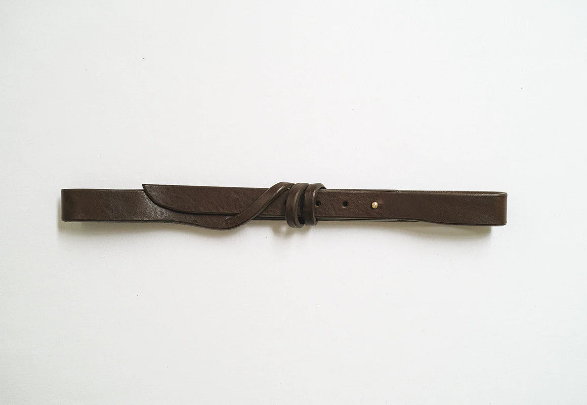 johnny farah brown trio belt