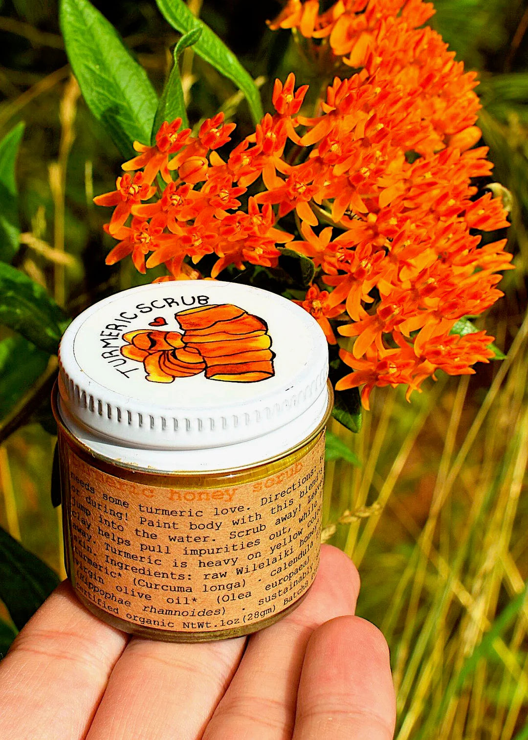 plant makeup turmeric scrub