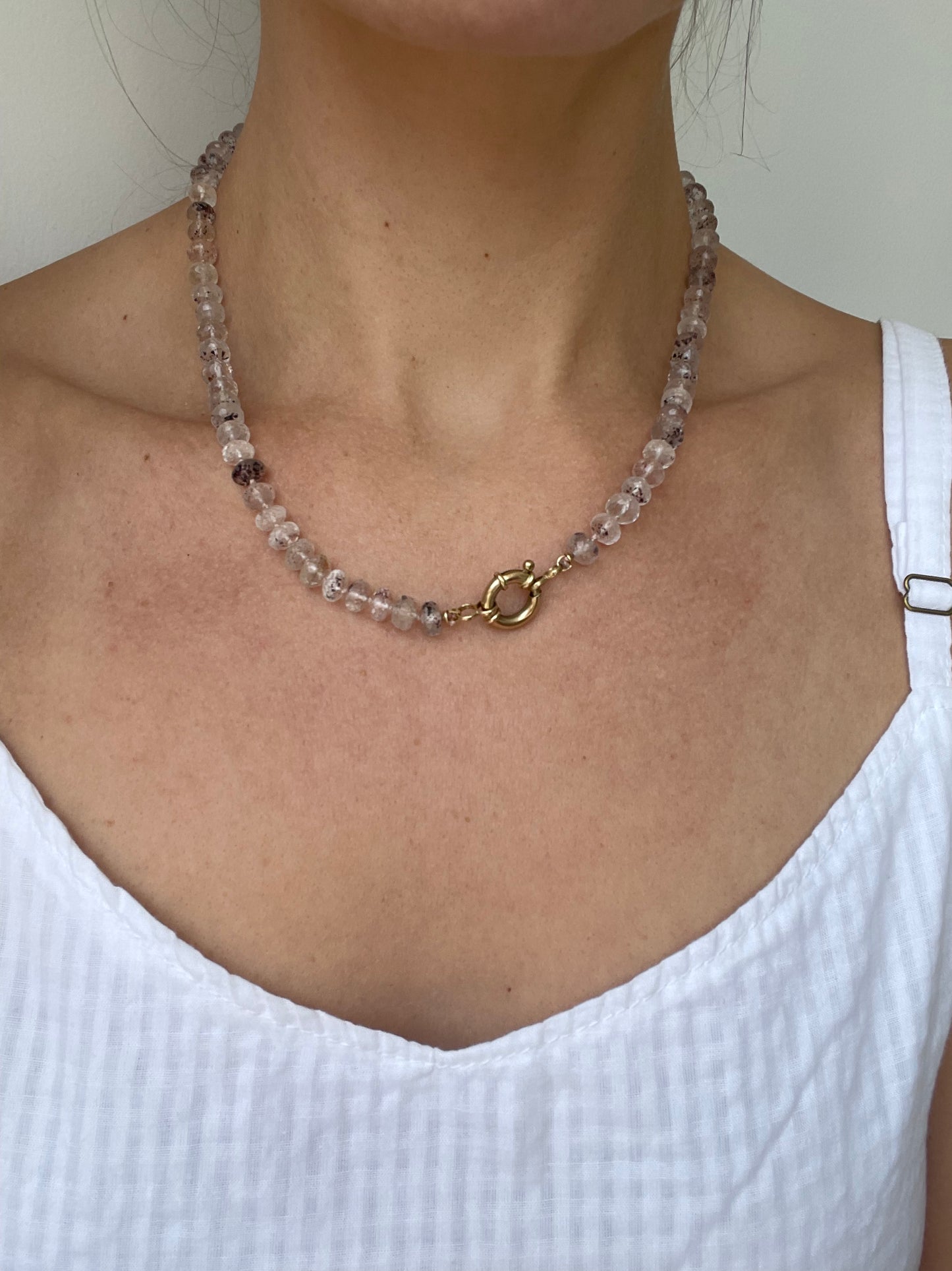 moss amethyst necklace