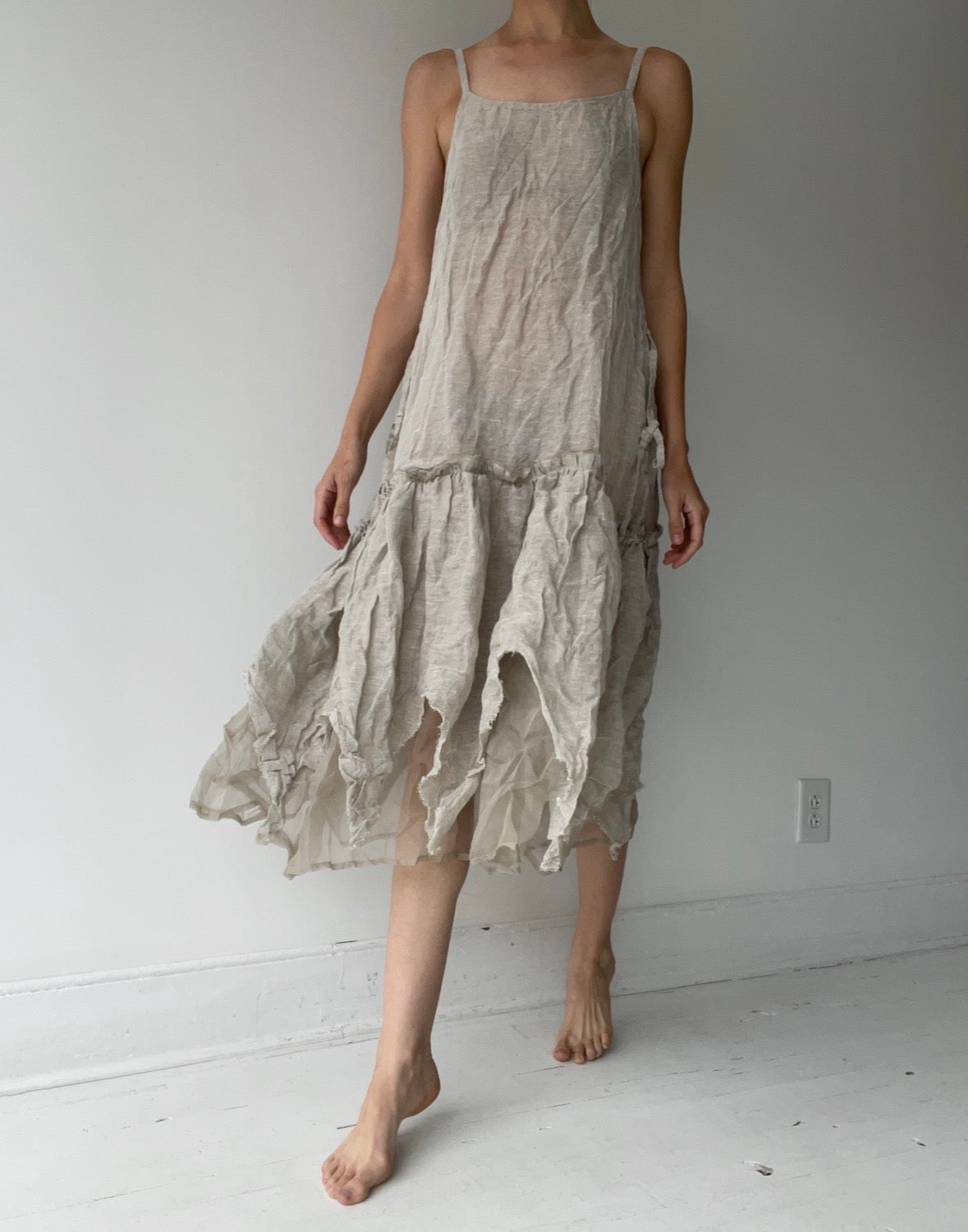 krista larson oat long vintage slip