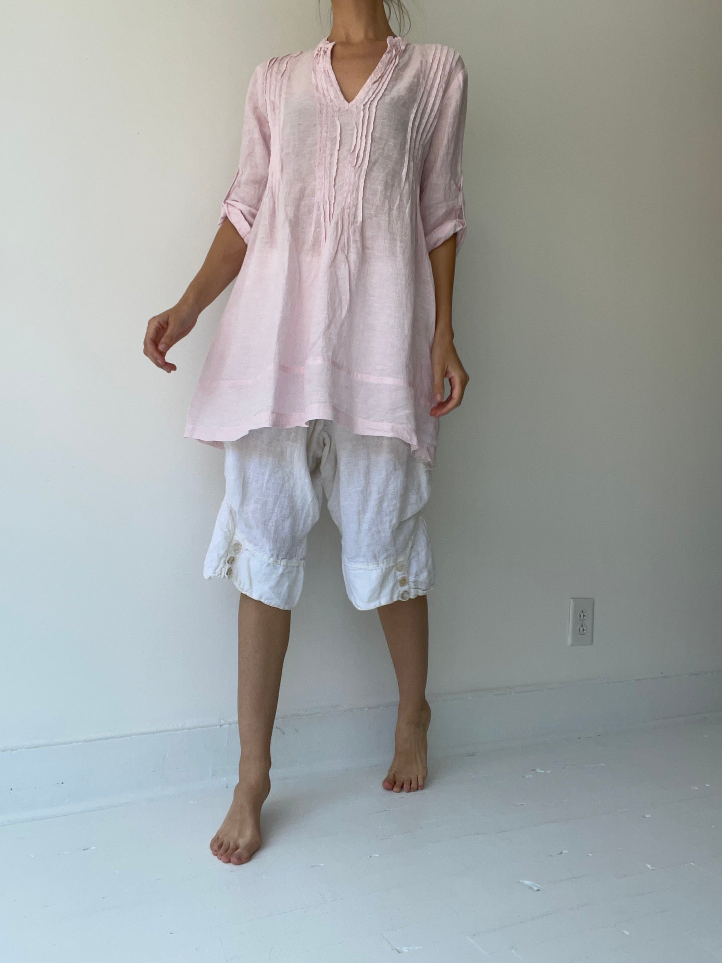 preloved pink tunic