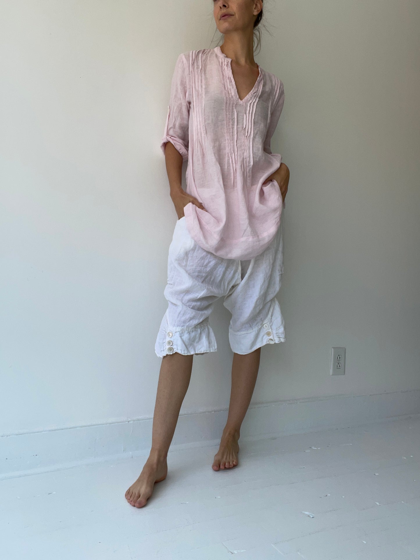 preloved pink tunic