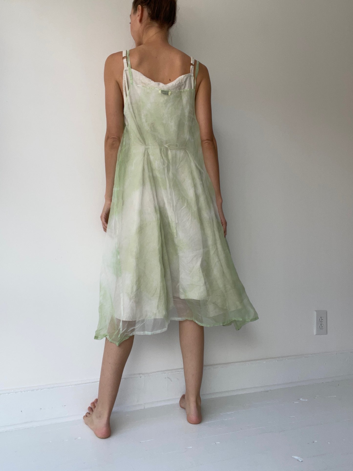 tie dye plain slip