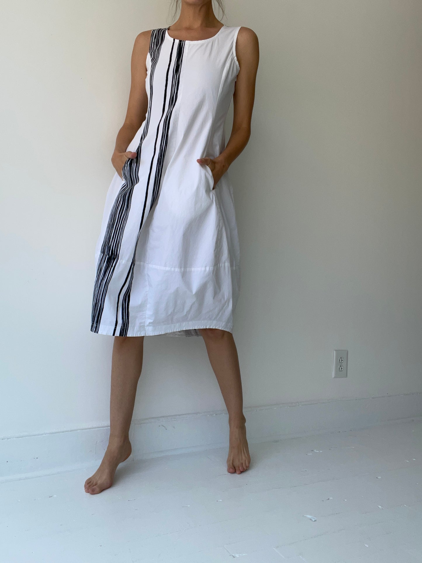preloved black and white dress