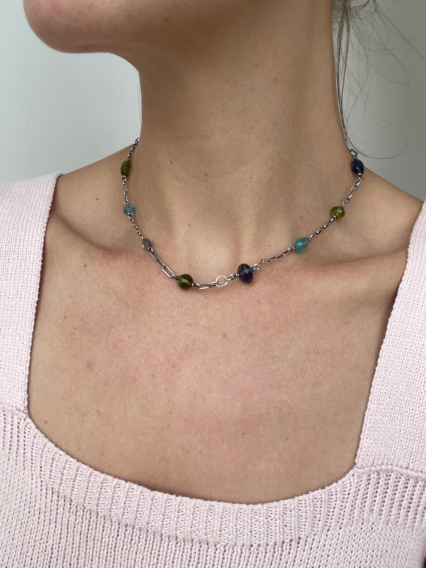 beth orduña vintage beaded necklace
