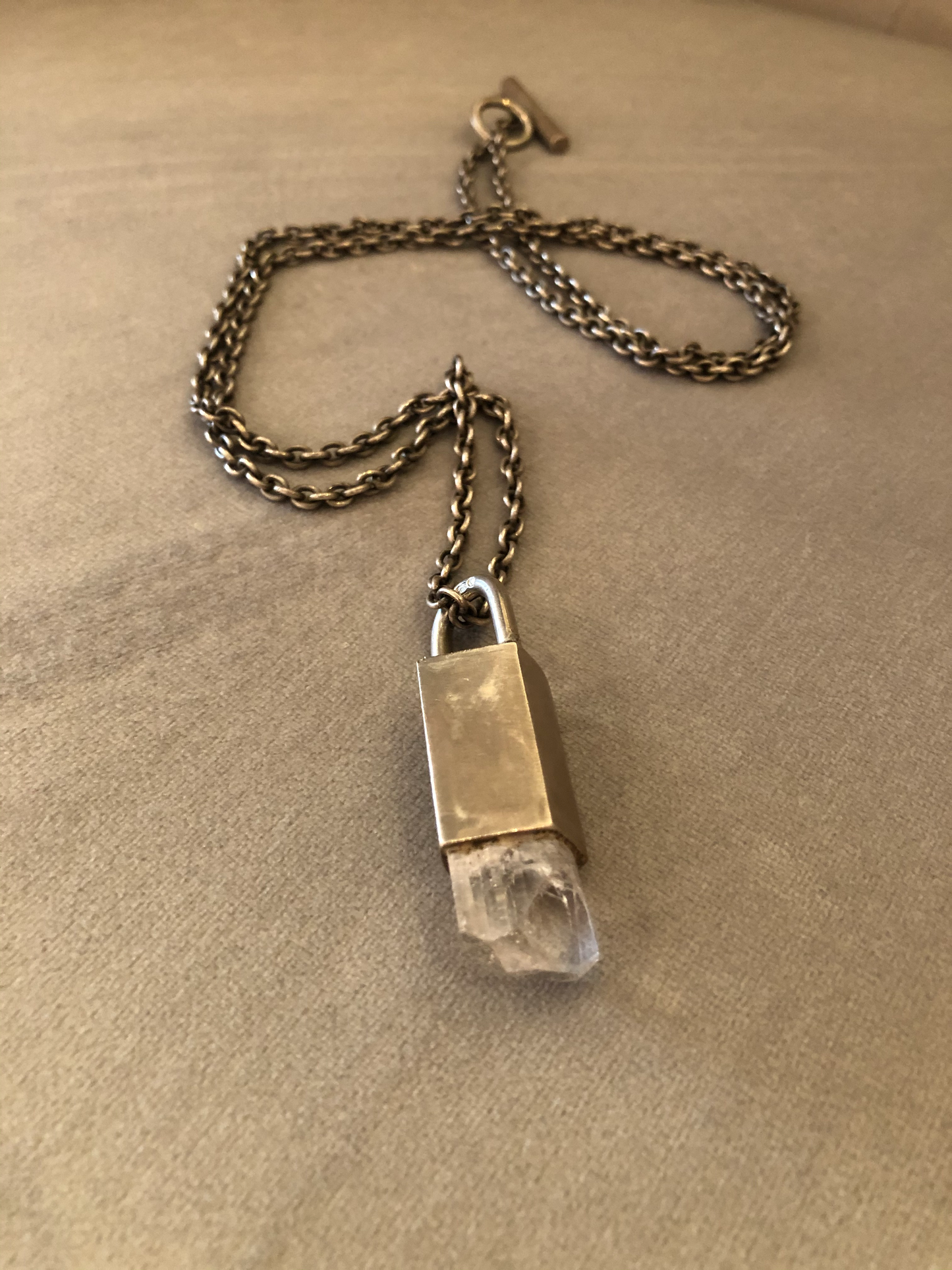 parts of 4 talisman necklace danburite SPECIMEN