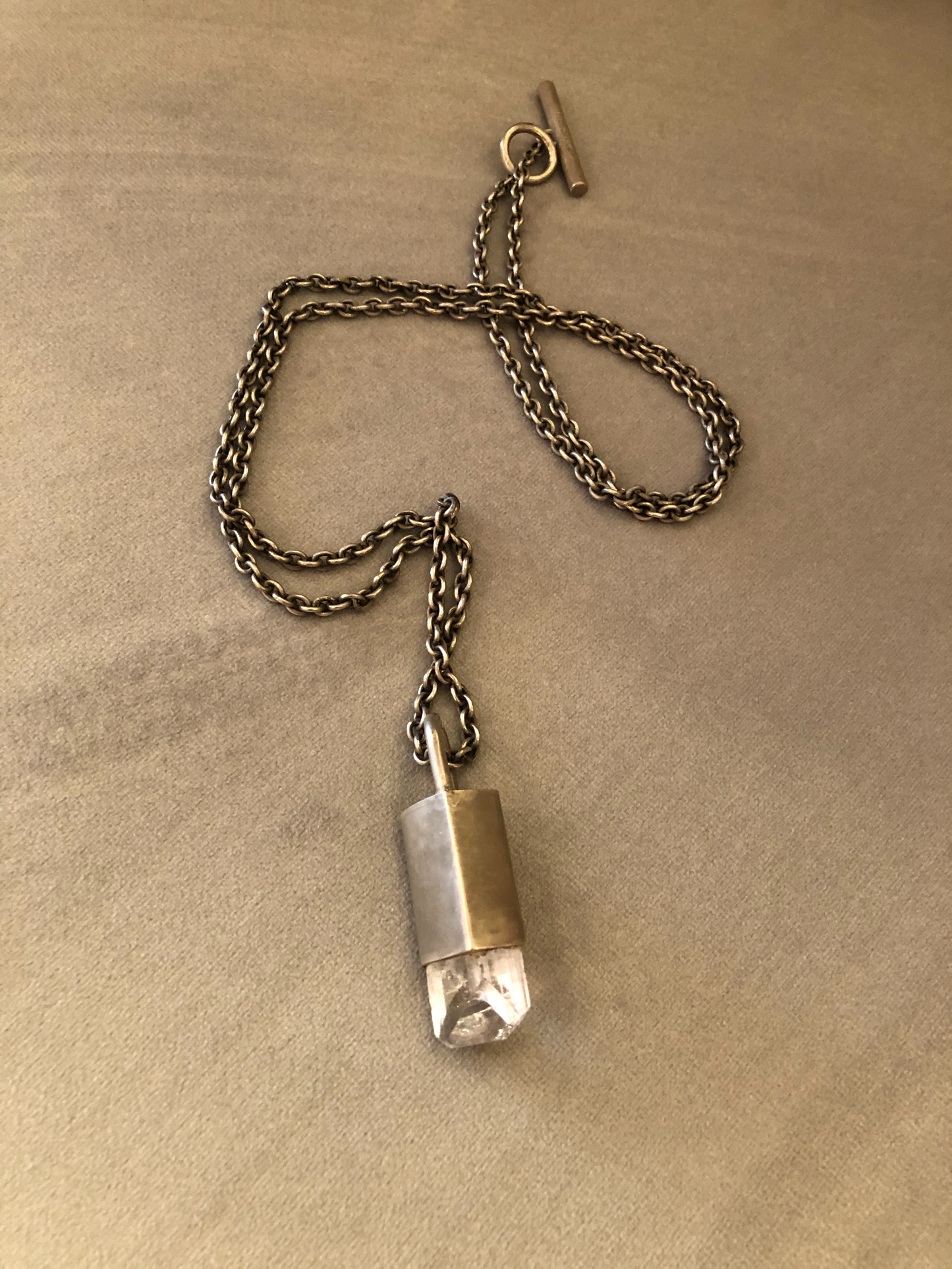parts of 4 talisman necklace danburite SPECIMEN