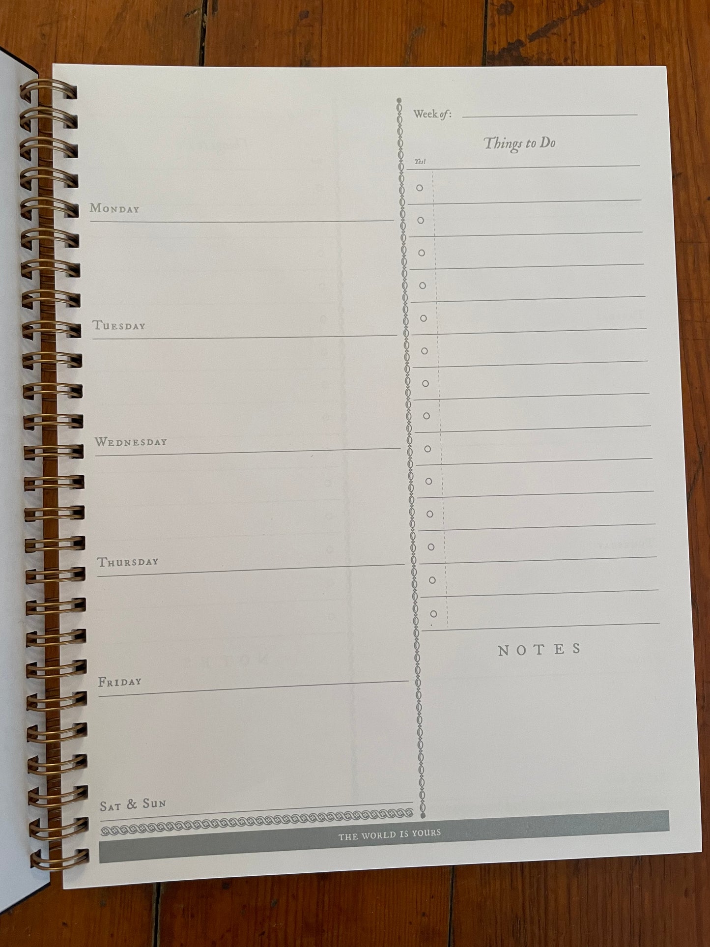 the luminaries day planner notebook