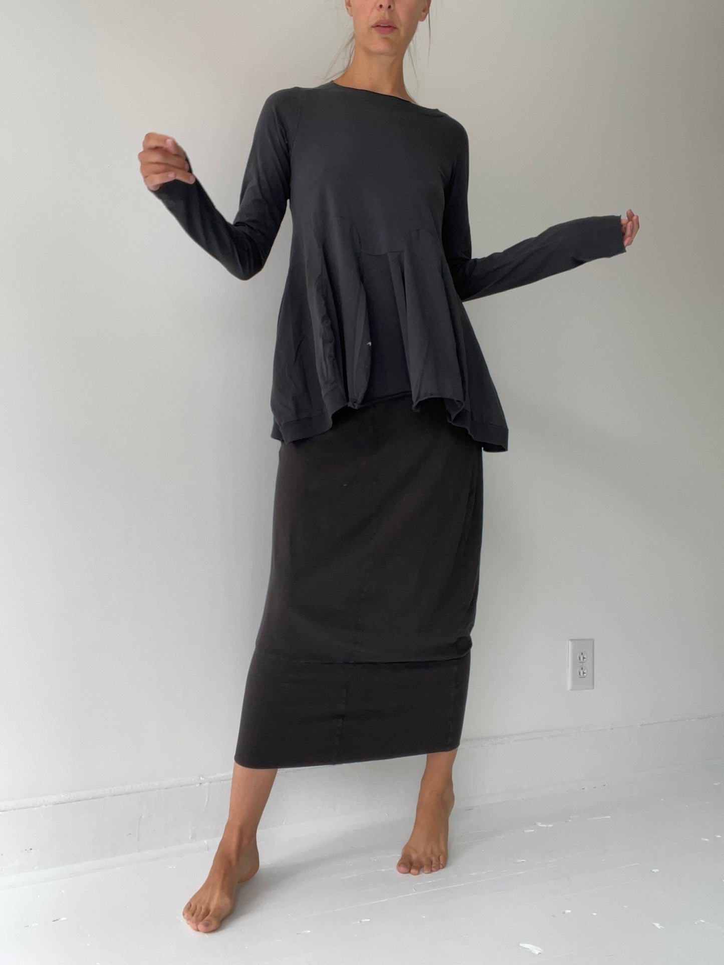 rundholz black label long sleeve banded tee