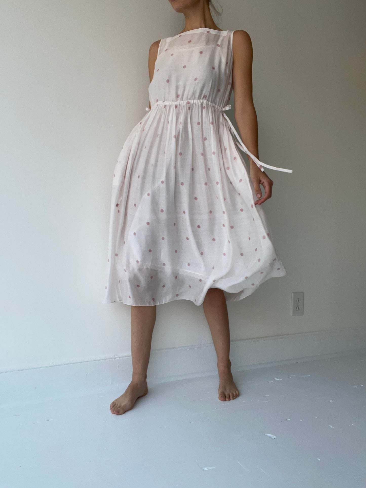 side tie dress