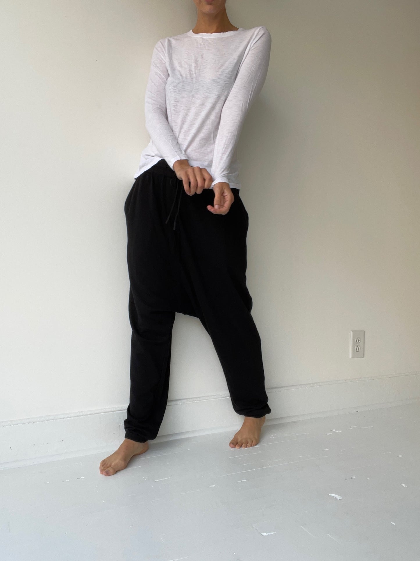 it is well white long sleeve crewneck