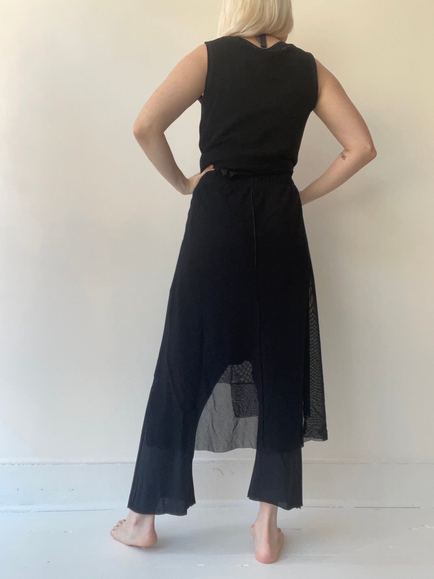 layered pull-on trousers