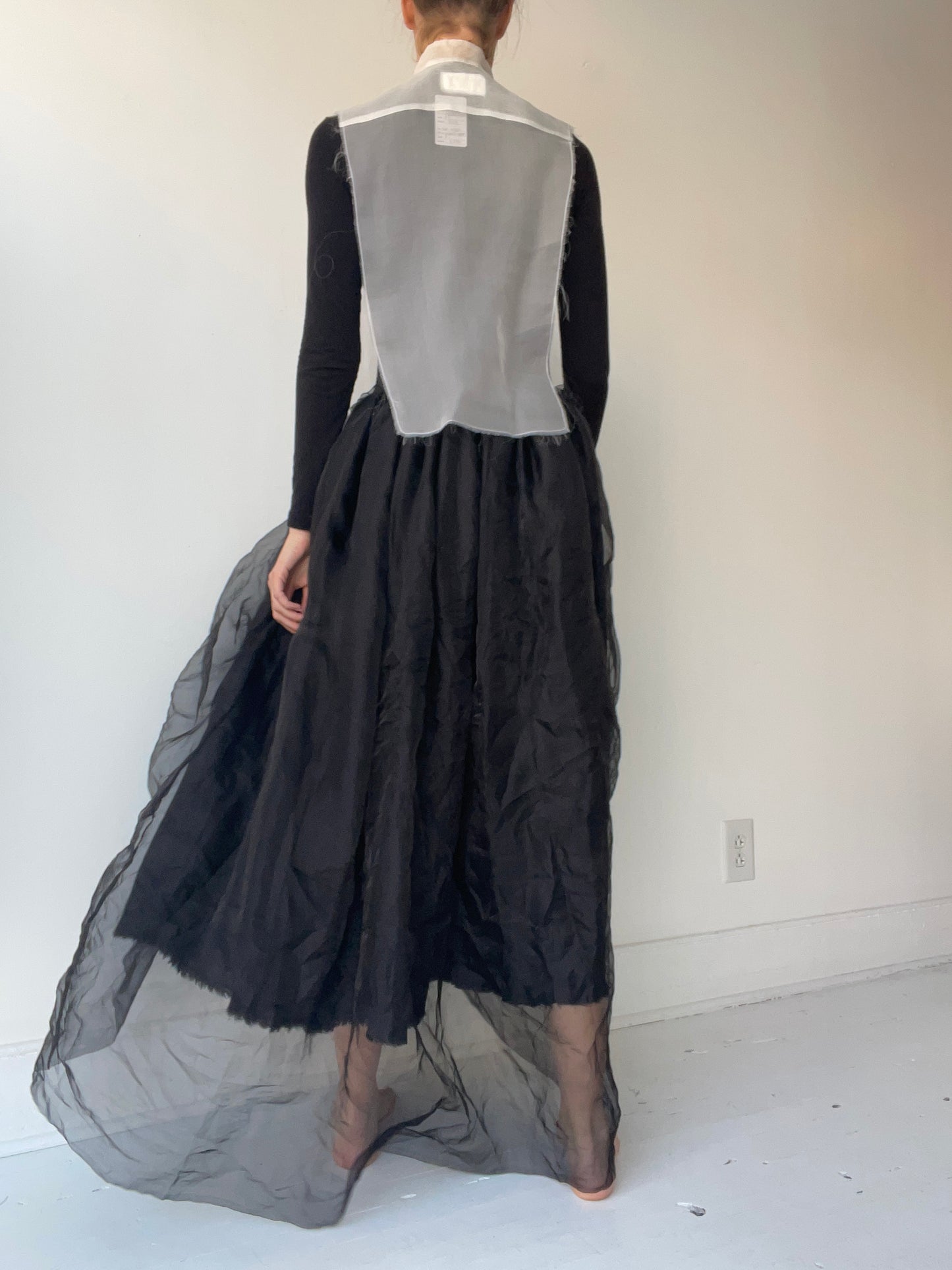 organza apron