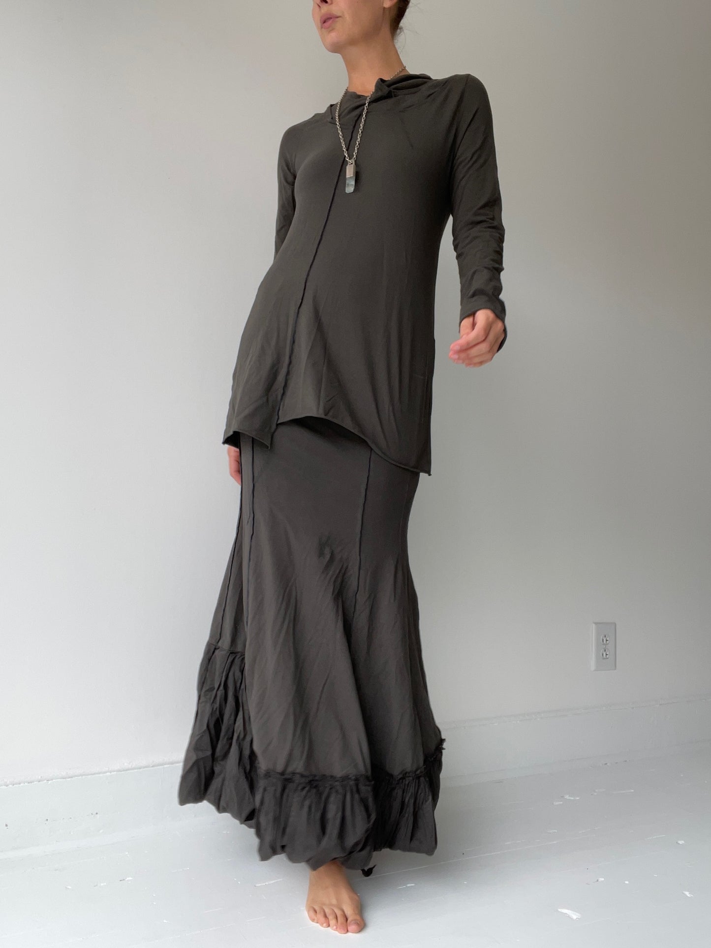 rundholz dip long sleeve seam tee