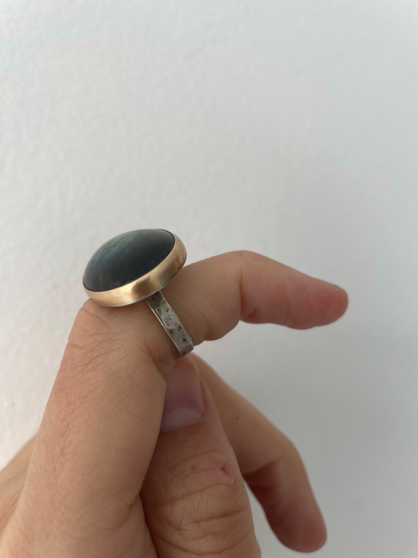 labradorite ring