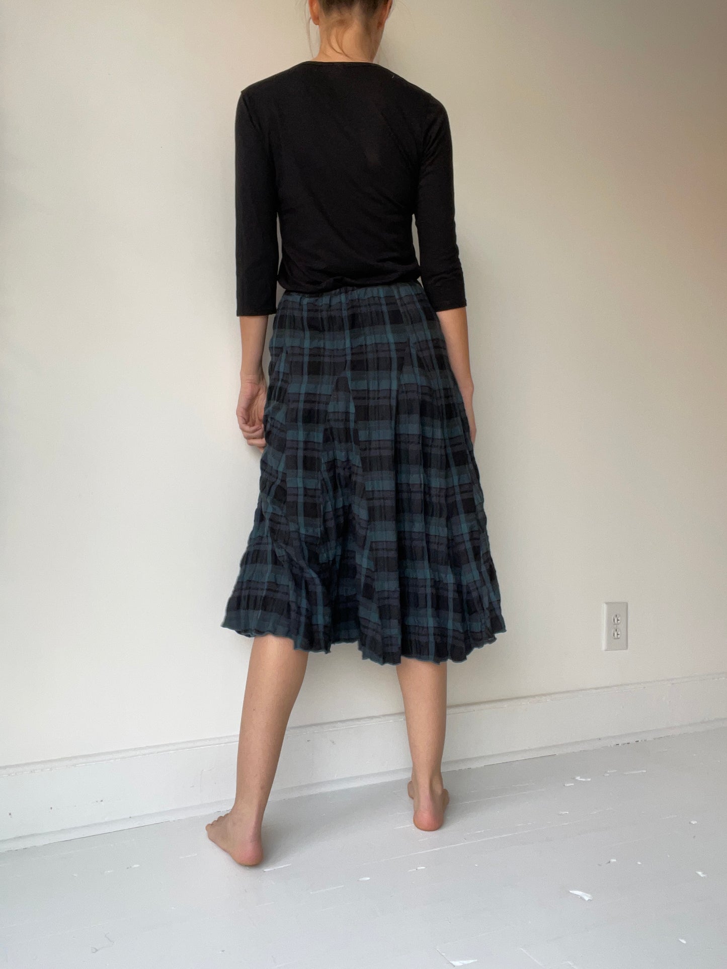 preloved flannel skirt