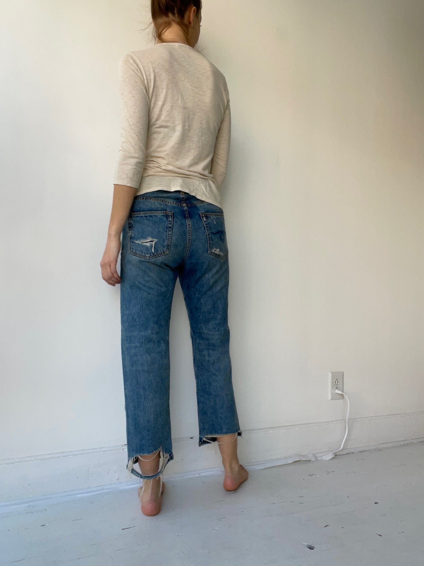 it is well natural 3/4 sleeve tee