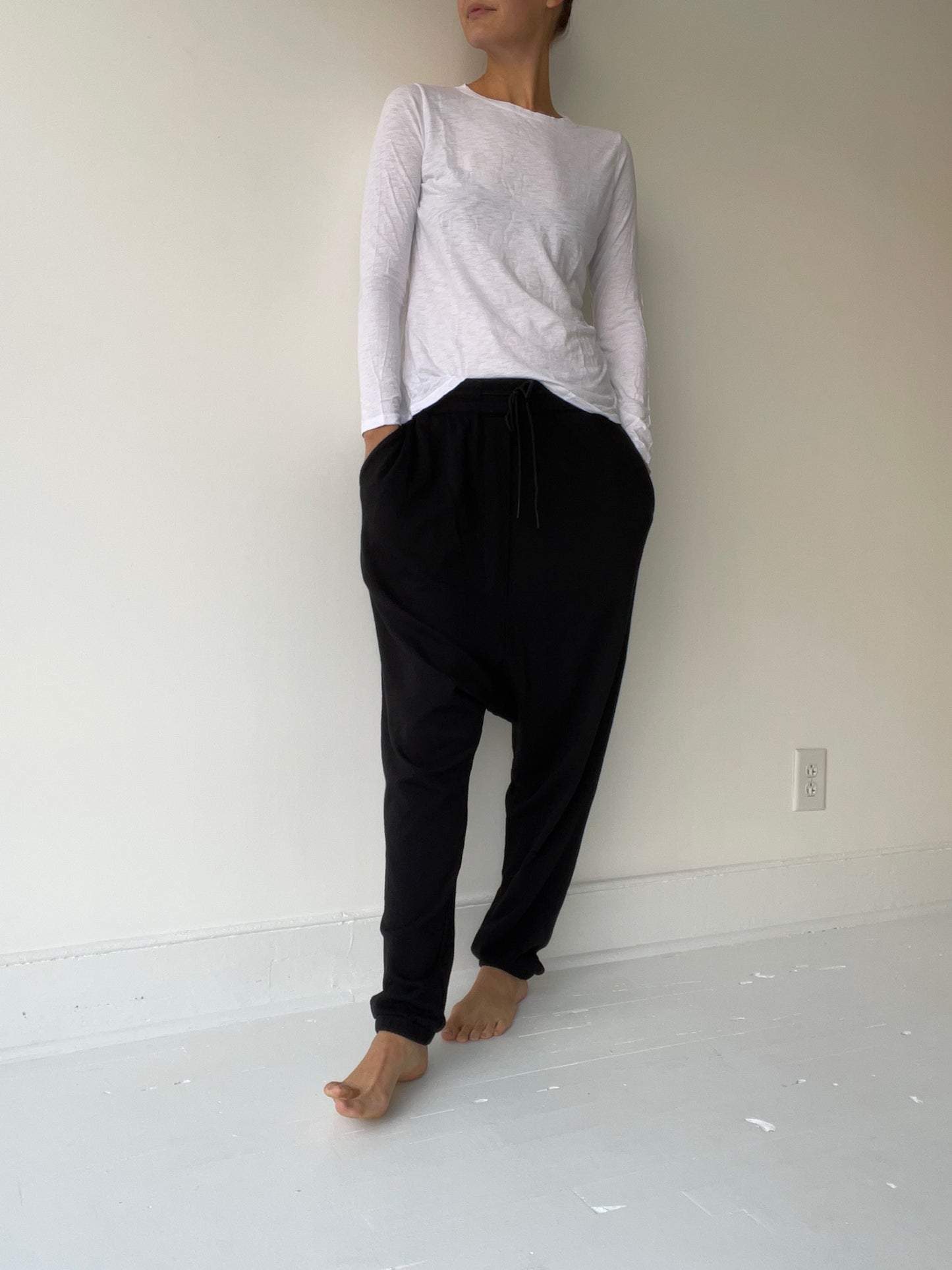 it is well white long sleeve crewneck