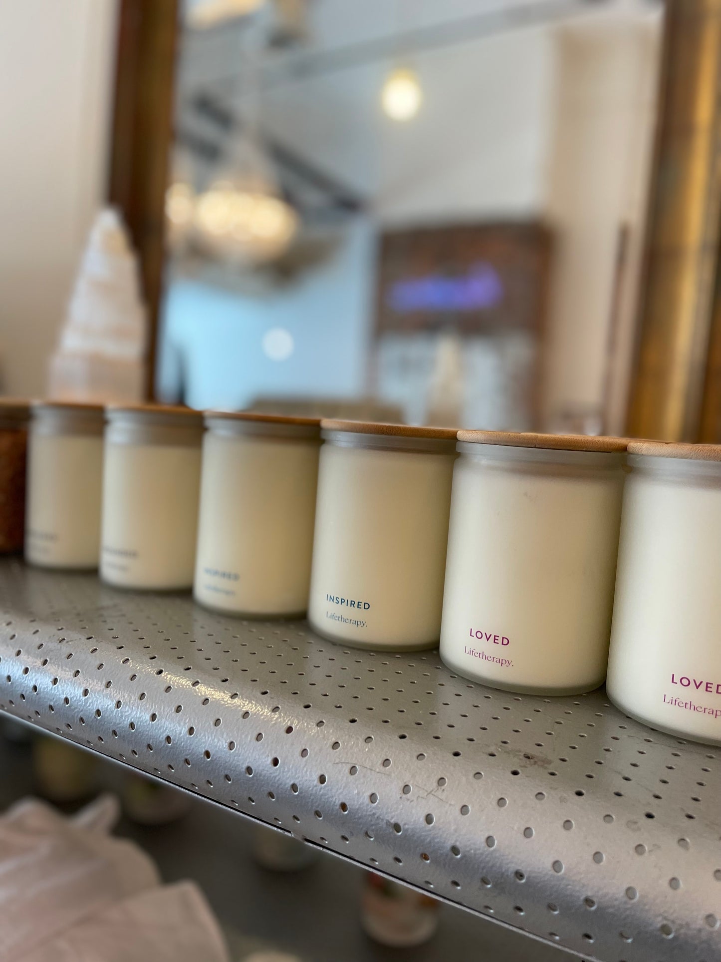 lifetherapy loved soy candle