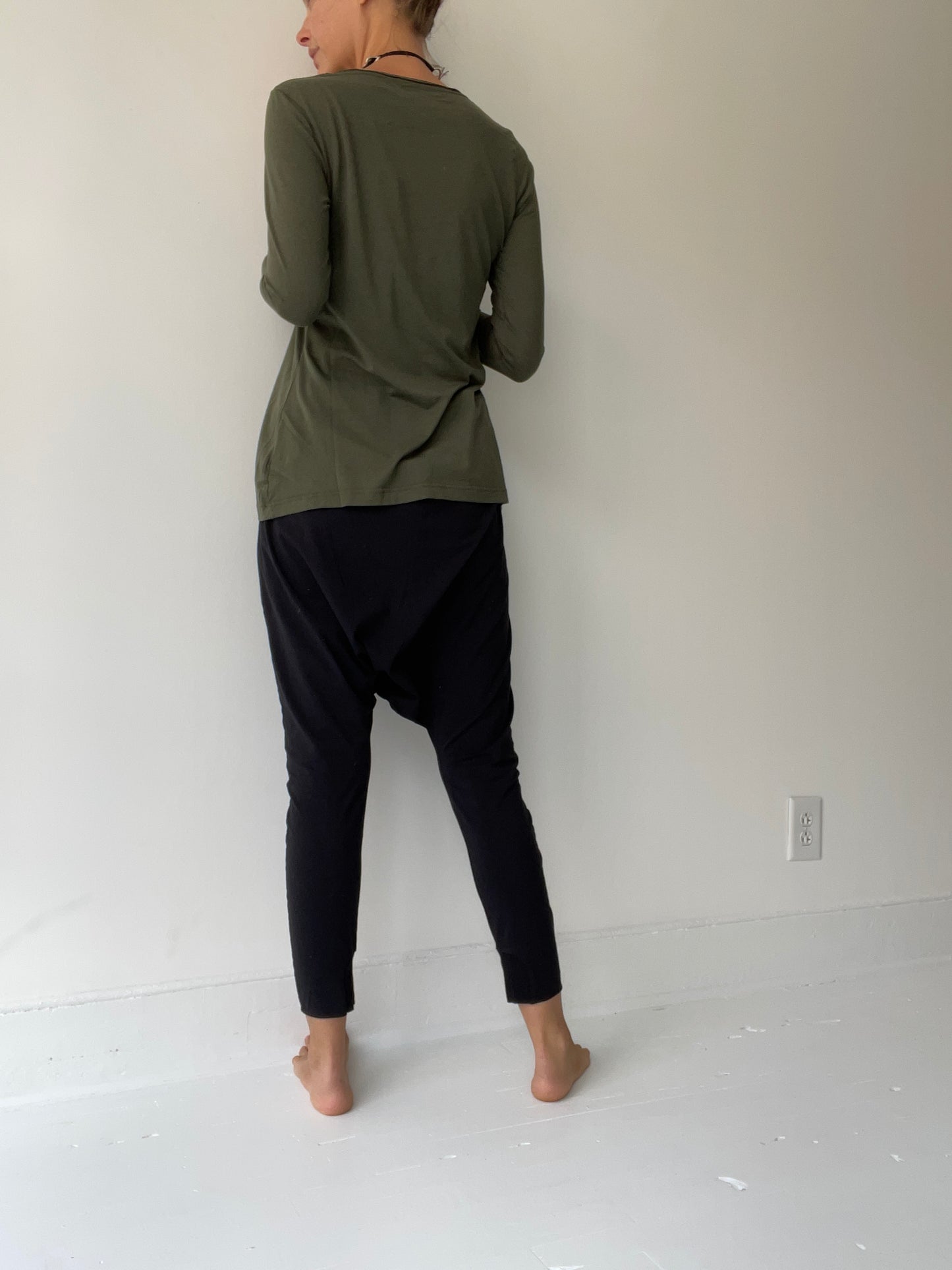 rundholz black label blend tee OLIVE