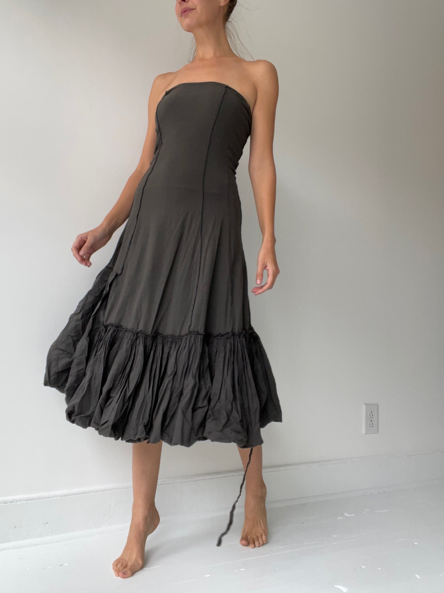 rundholz dip stretch seam skirt