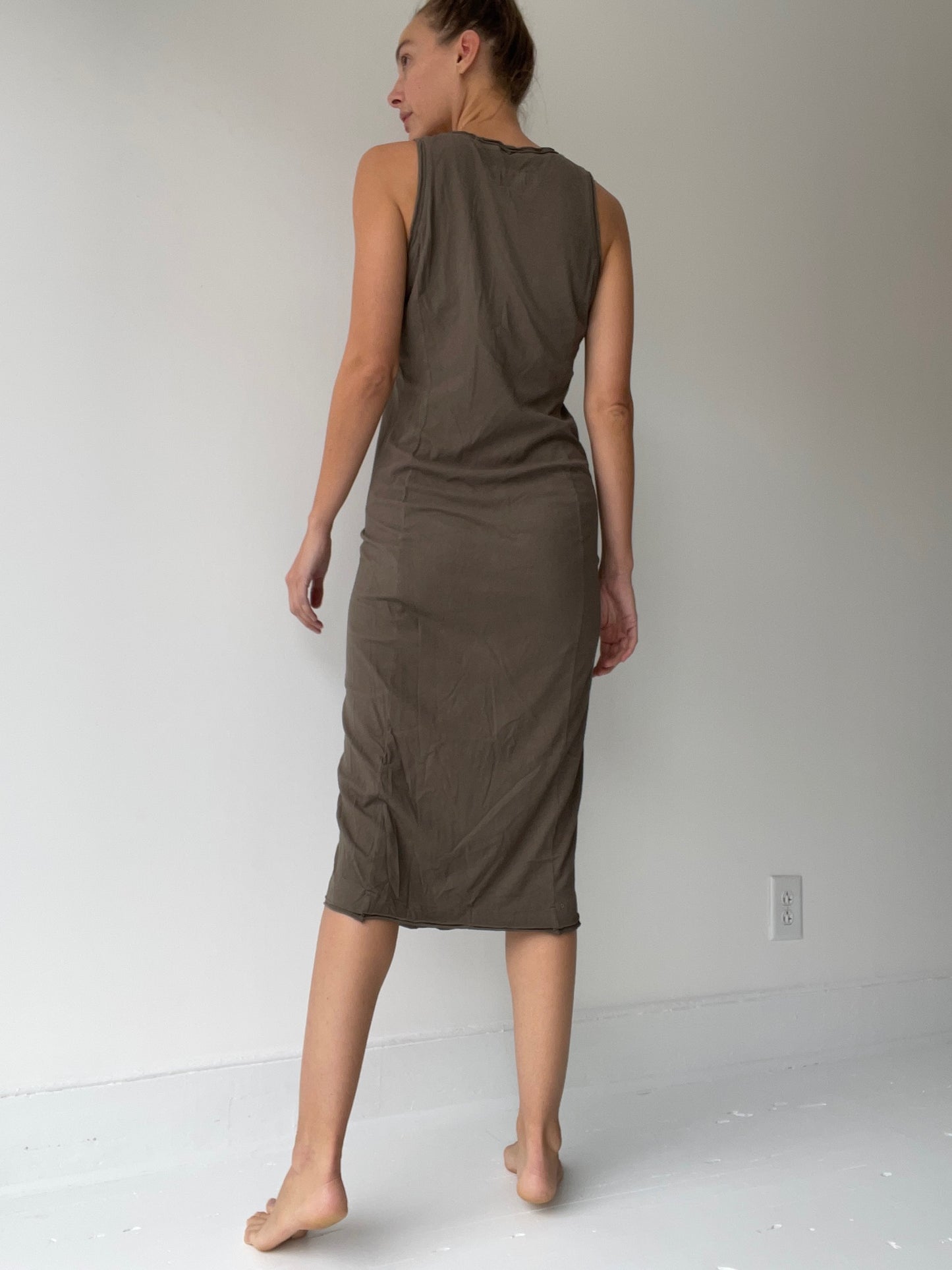 rundholz dip cotton tank dress