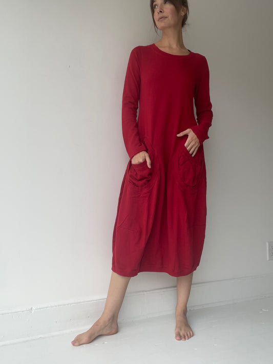 rundholz black label rose sweatshirt dress