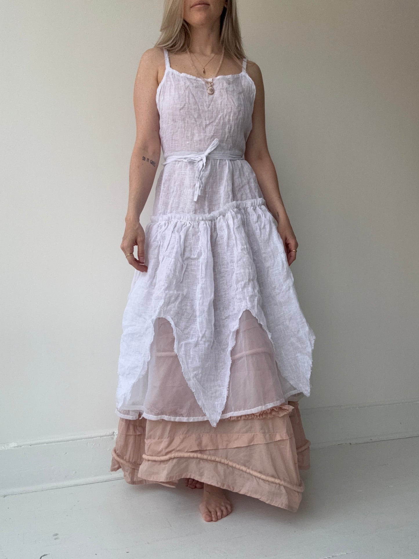 krista larson long vintage slip