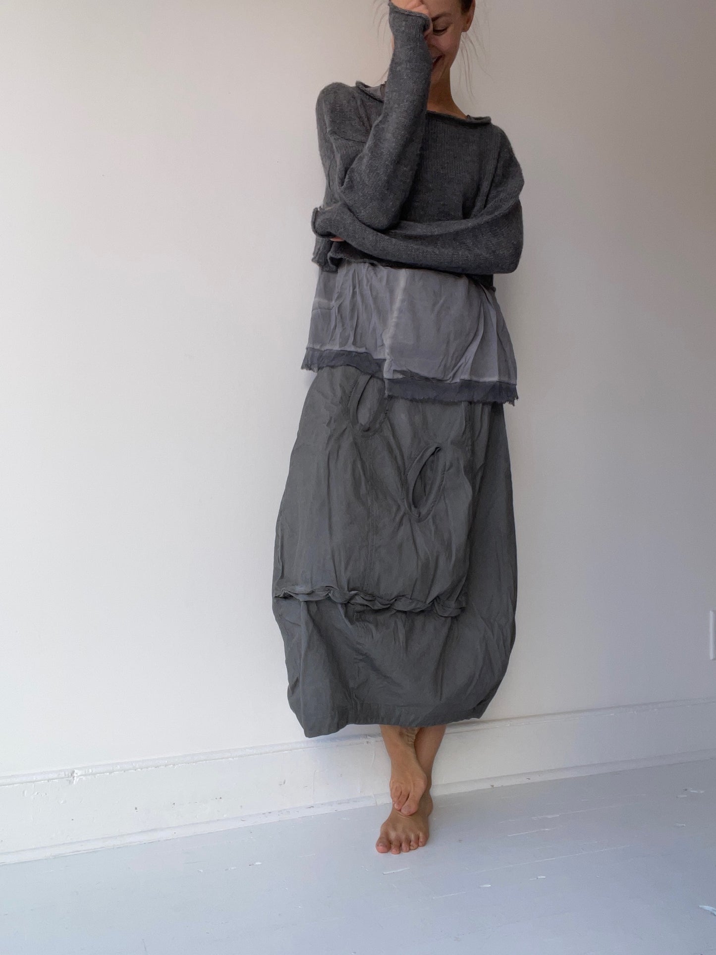 rundholz black label cropped knit pullover