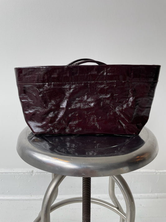 zilla leather mini basket bag