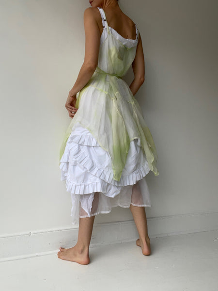 krista larson short pinwheel slip KEY LIME