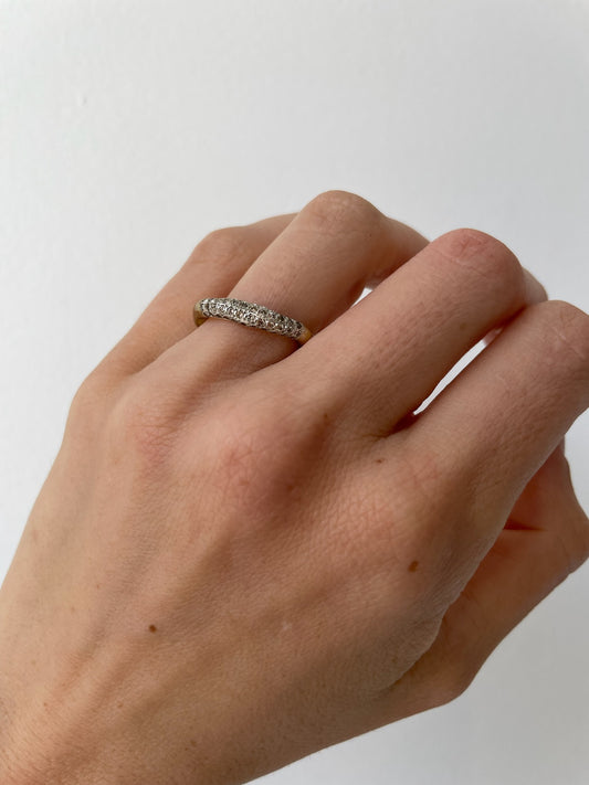 rosa maria sei dia copper ring