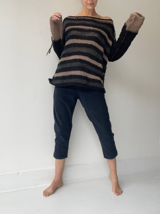 umit unal stripe sweater