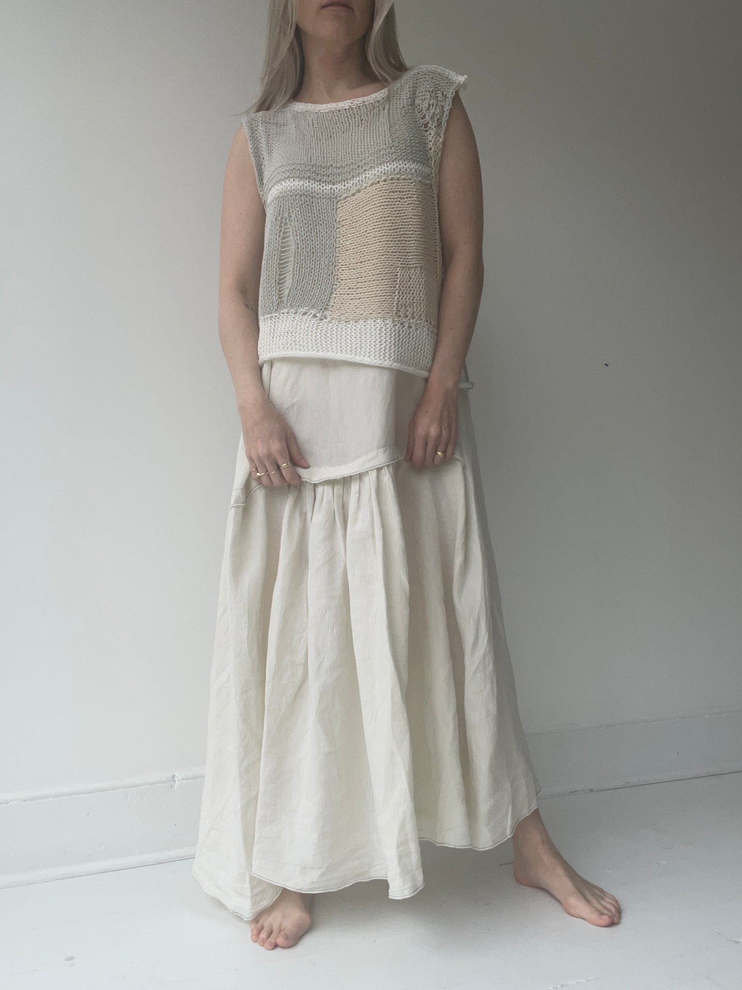 umit unal hand knitted top