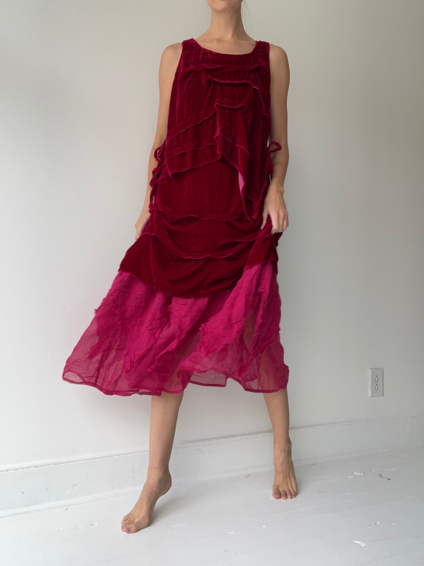 long vintage slip