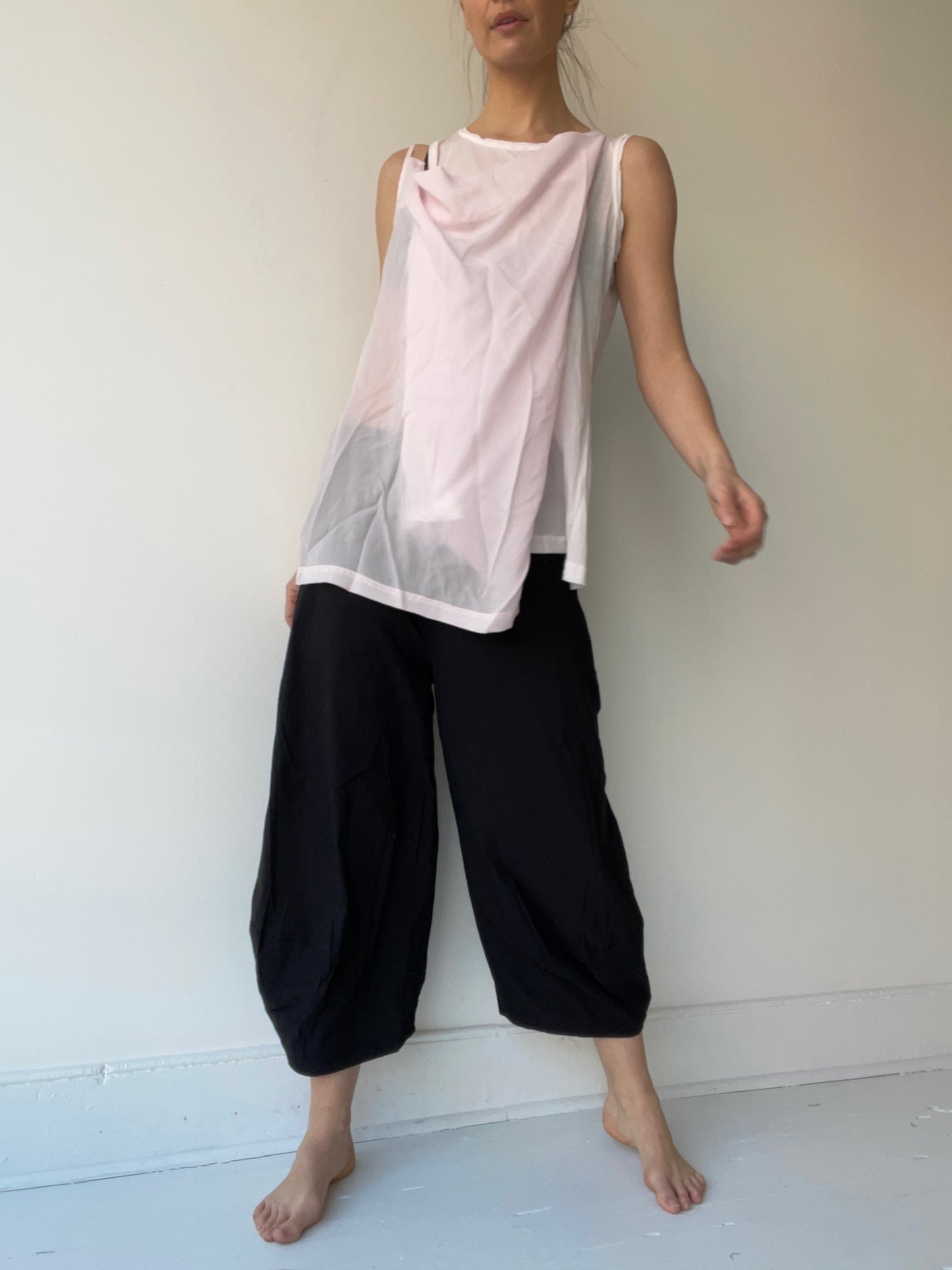 rundholz mainline rose cotton fold top