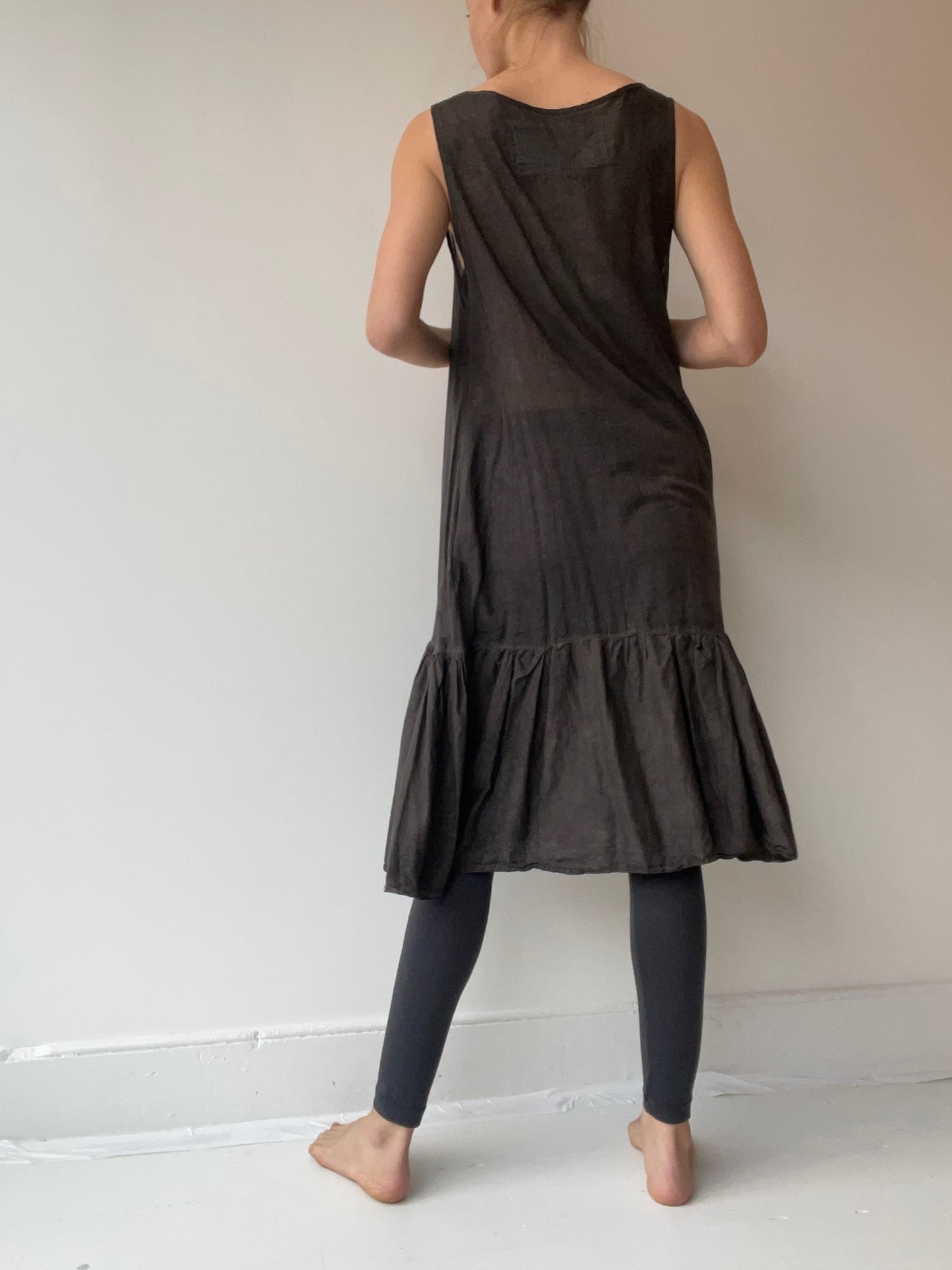 preloved ruffle hem dress