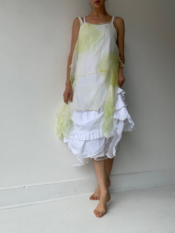 krista larson short pinwheel slip KEY LIME