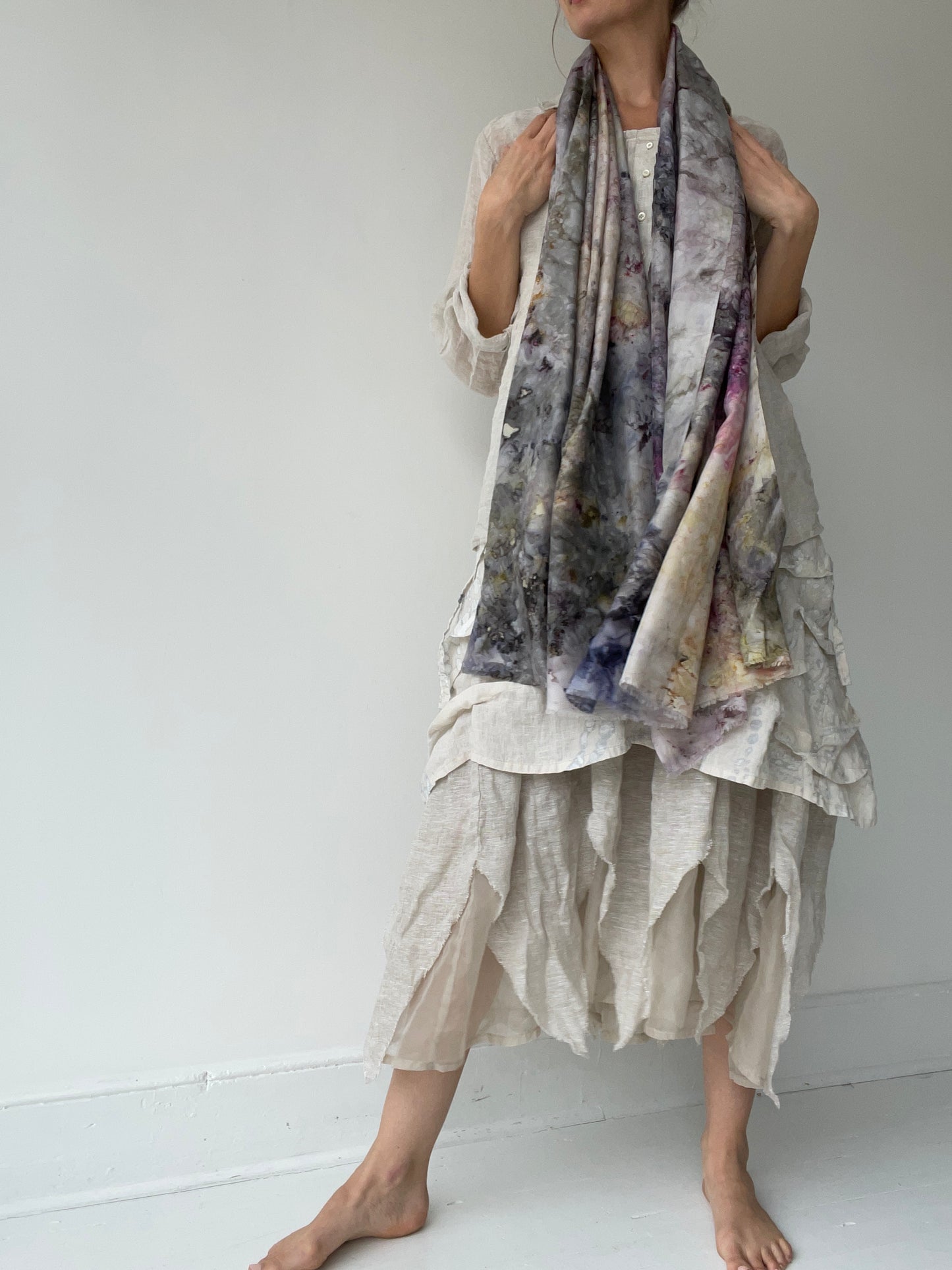 maria maurio grays silk scarf