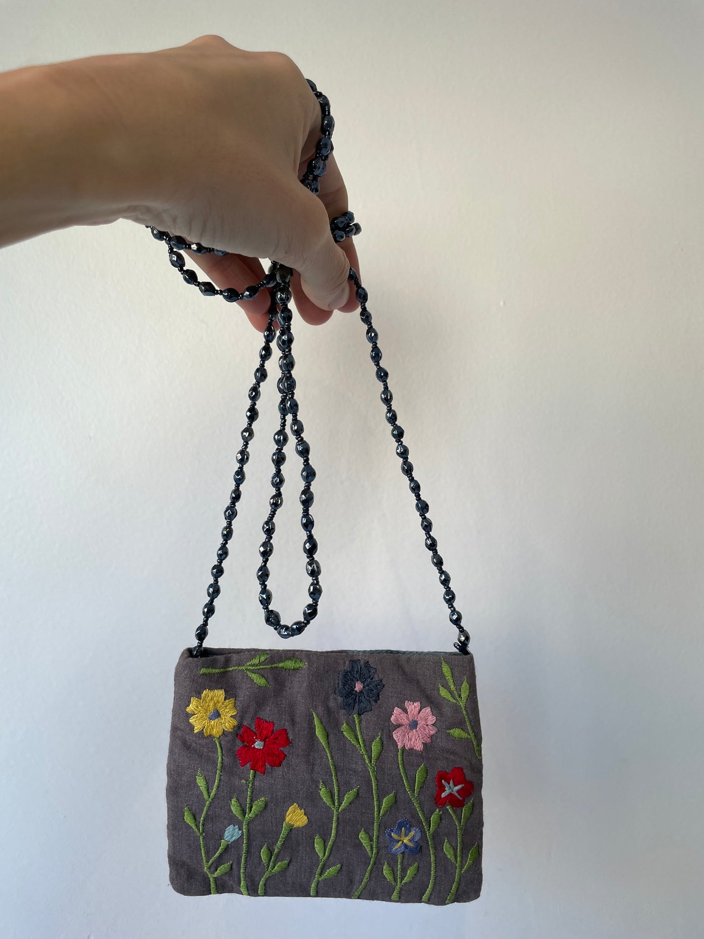 vintage flower purse