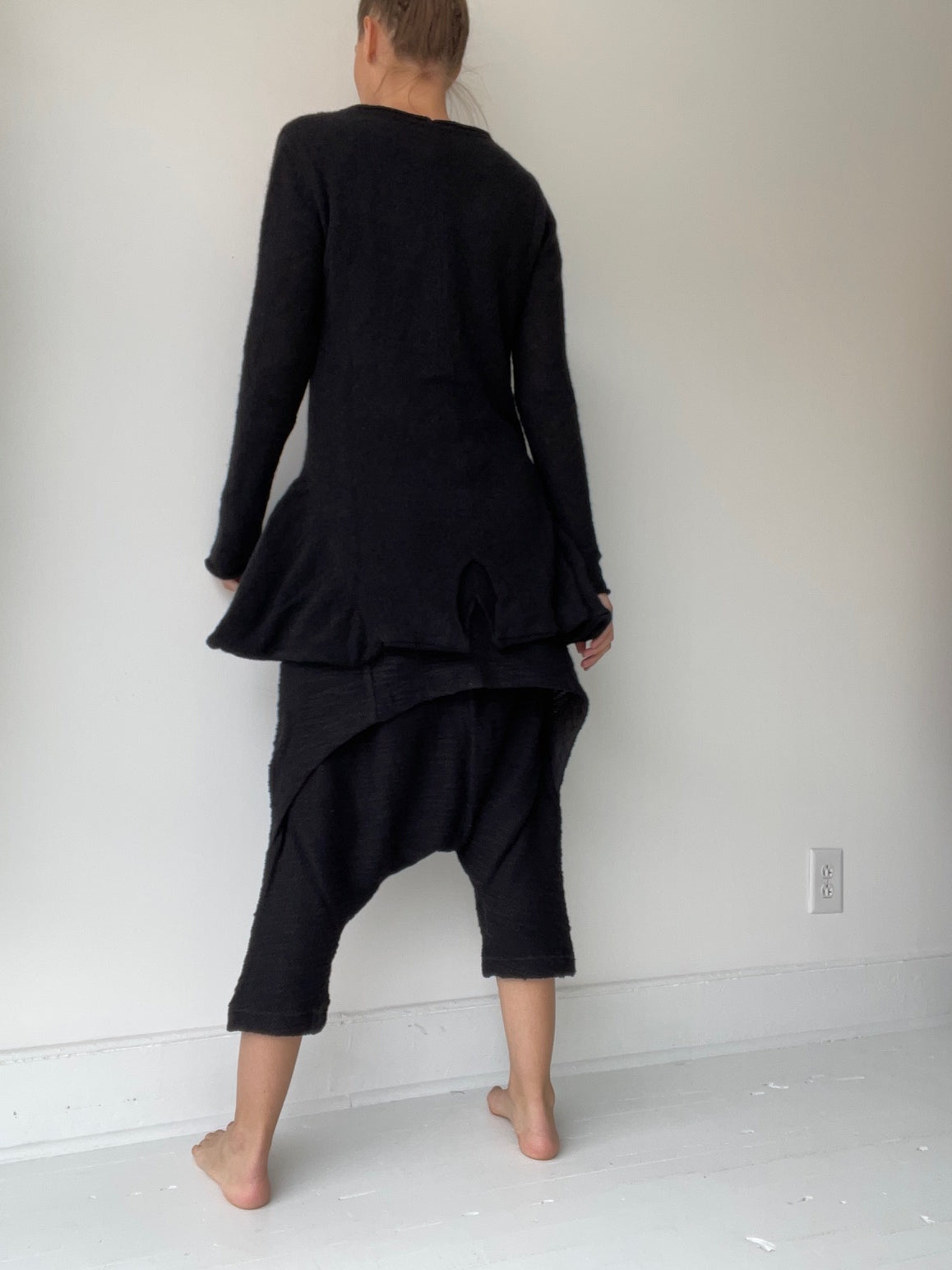 pal offner black 2-zip cardigan