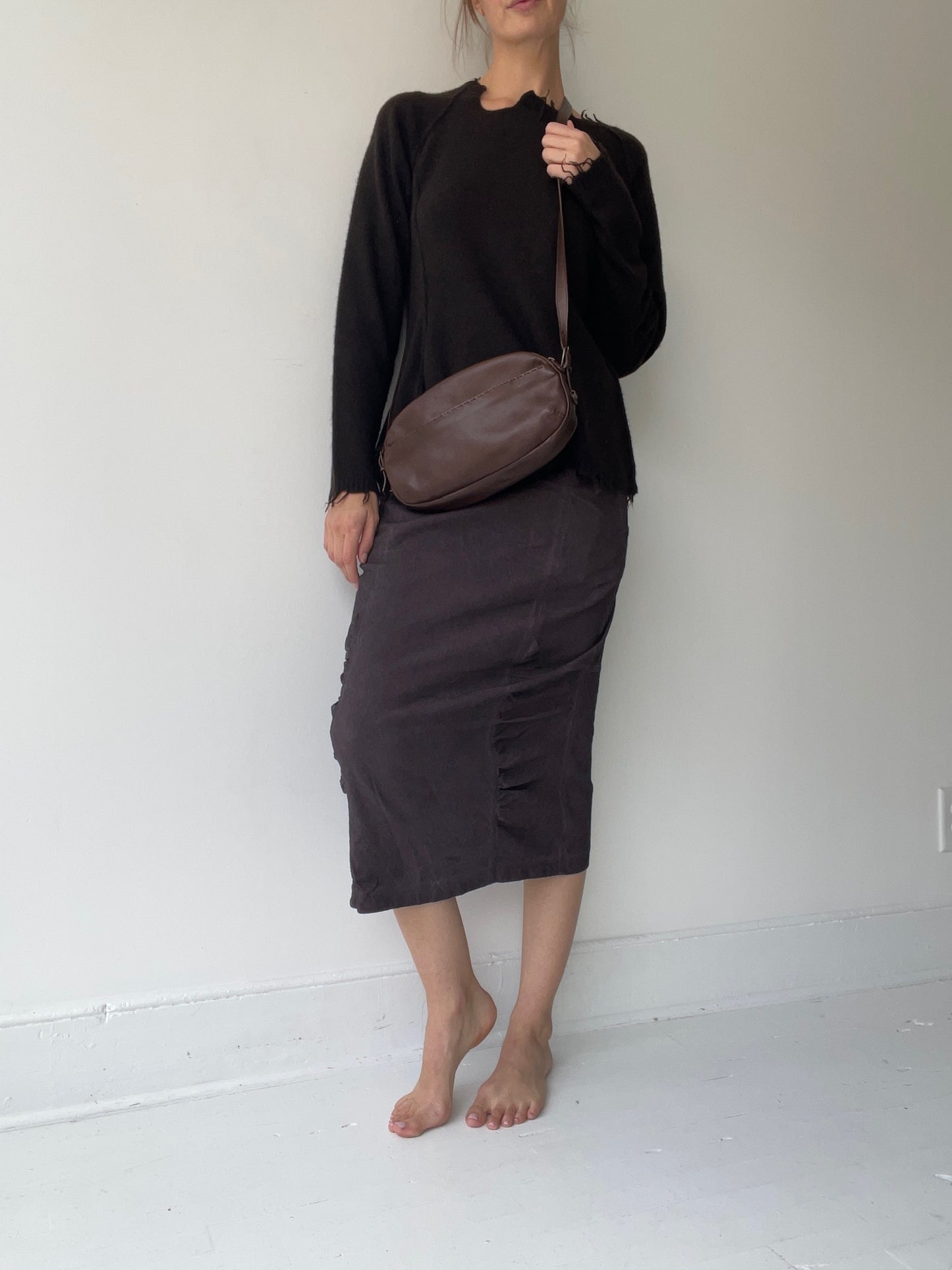 johnny farah brown vienna bag