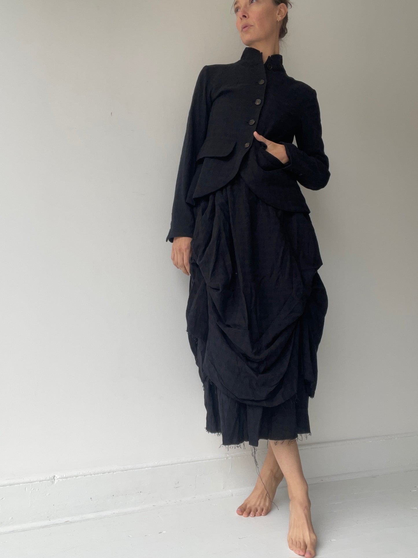 aleksandr manamïs checked puff back jacket