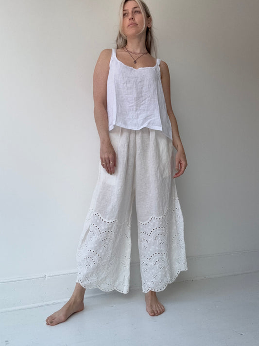 krista larson peek-a-boo pants