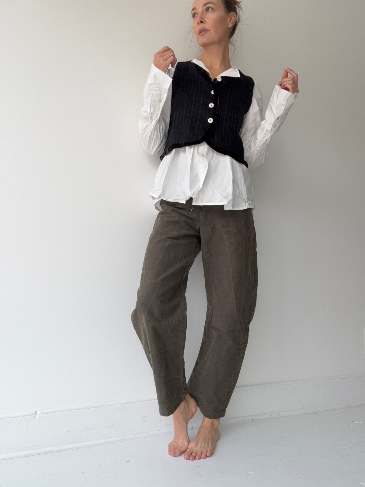 sula buttoned waistcoat