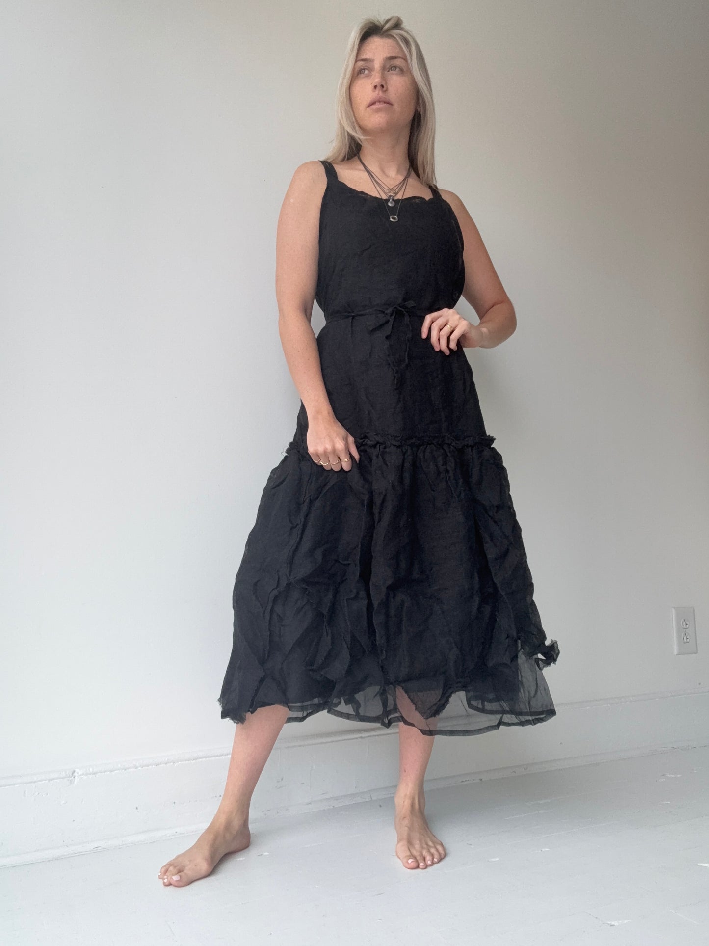 krista larson long vintage slip
