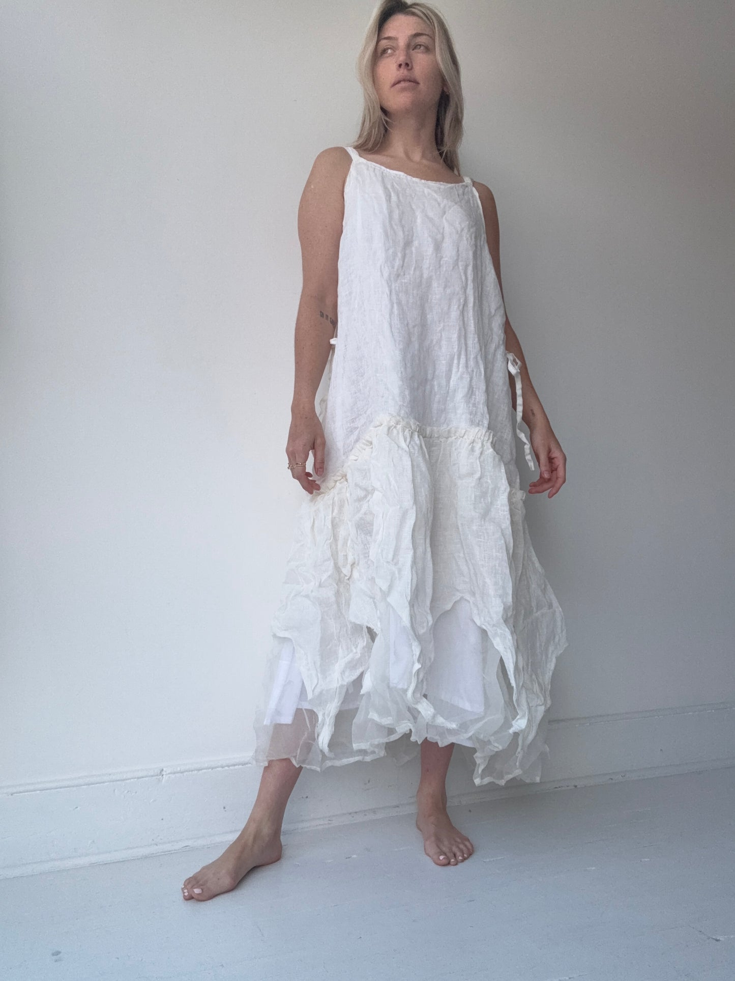 krista larson long vintage slip