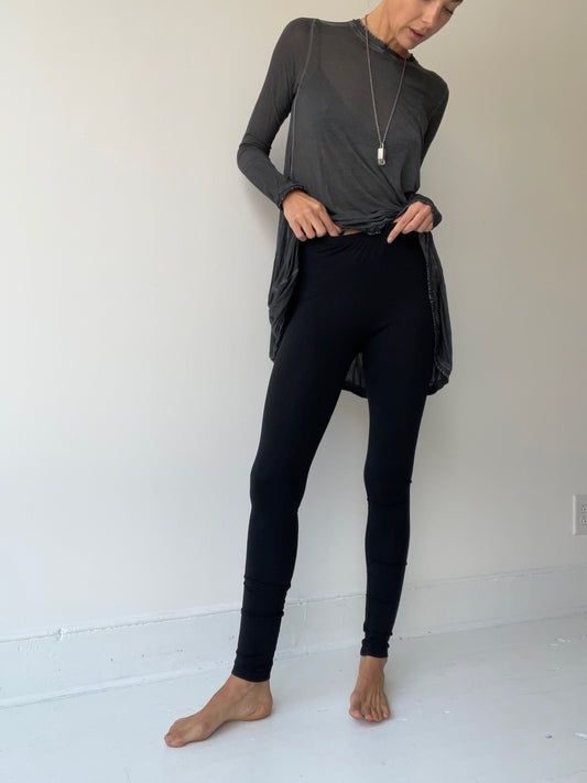 rundholz black label stretch cotton leggings BLACK