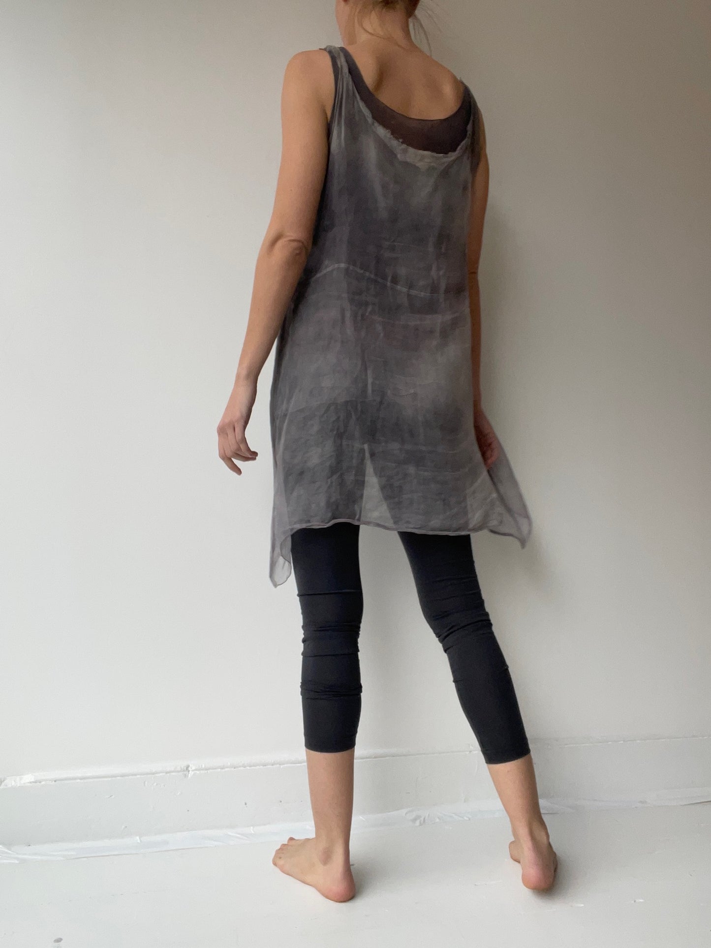 preloved organza tunic