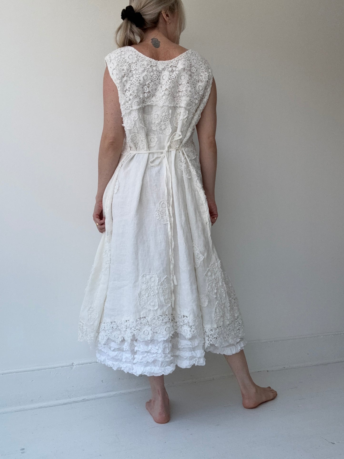 krista larson lace applique slip